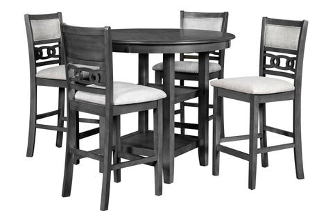 Gia - Round Counter Dining Set New Classic