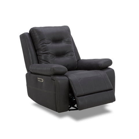 Caldwell - Power Swivel Glider Recliner - Tahoe Charcoal - Premium Swivel Glider Chairs from Parker Living - Just $822.50! Shop now at brett interiors