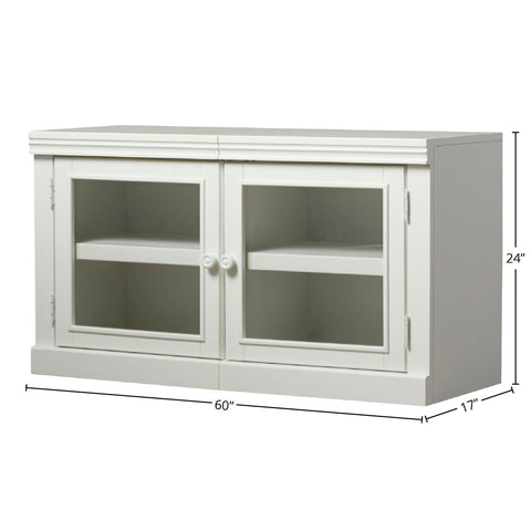 Premier Alpine - X-pandable Console - Cottage White - Premium TV Stands from Parker House - Just $622.50! Shop now at brett interiors