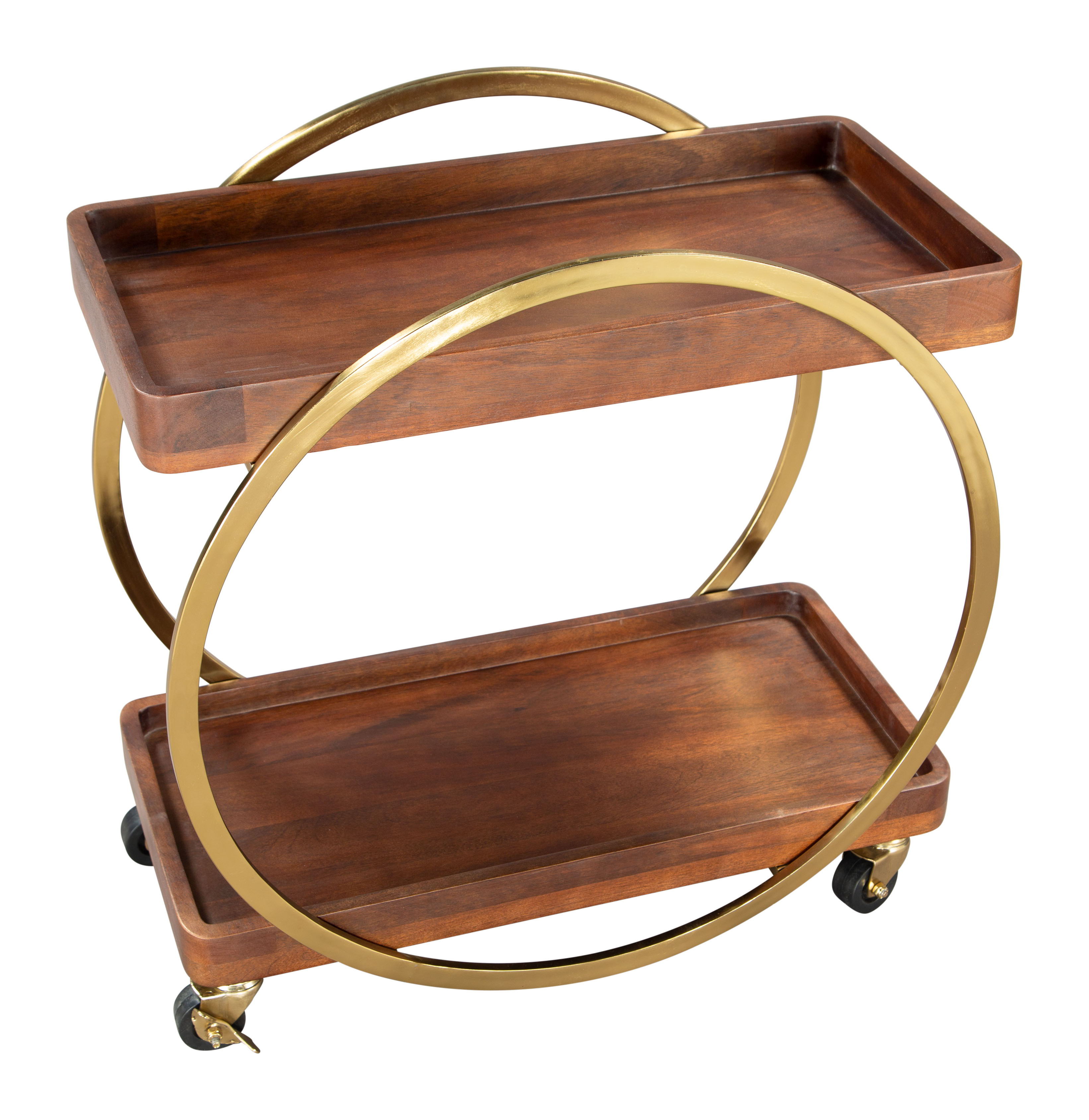 Arenas - Bar Cart - Brown - Premium Bars & Bar Carts from Zuo Modern - Just $775! Shop now at brett interiors