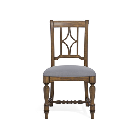 Plymouth - Uph Dining Chair - Medium Brown Finish - Premium Dining Chairs from Flexsteel - Just $300! Shop now at brett interiors