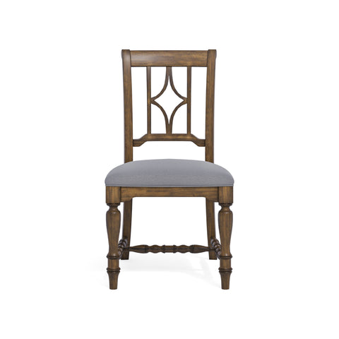 Plymouth - Uph Dining Chair - Medium Brown Finish - Premium Dining Chairs from Flexsteel - Just $300! Shop now at brett interiors