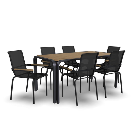 Finn - Outdoor Dining Set - Premium 7 Piece Outdoor Sets from Homestyles - Just $3247.50! Shop now at brett interiors