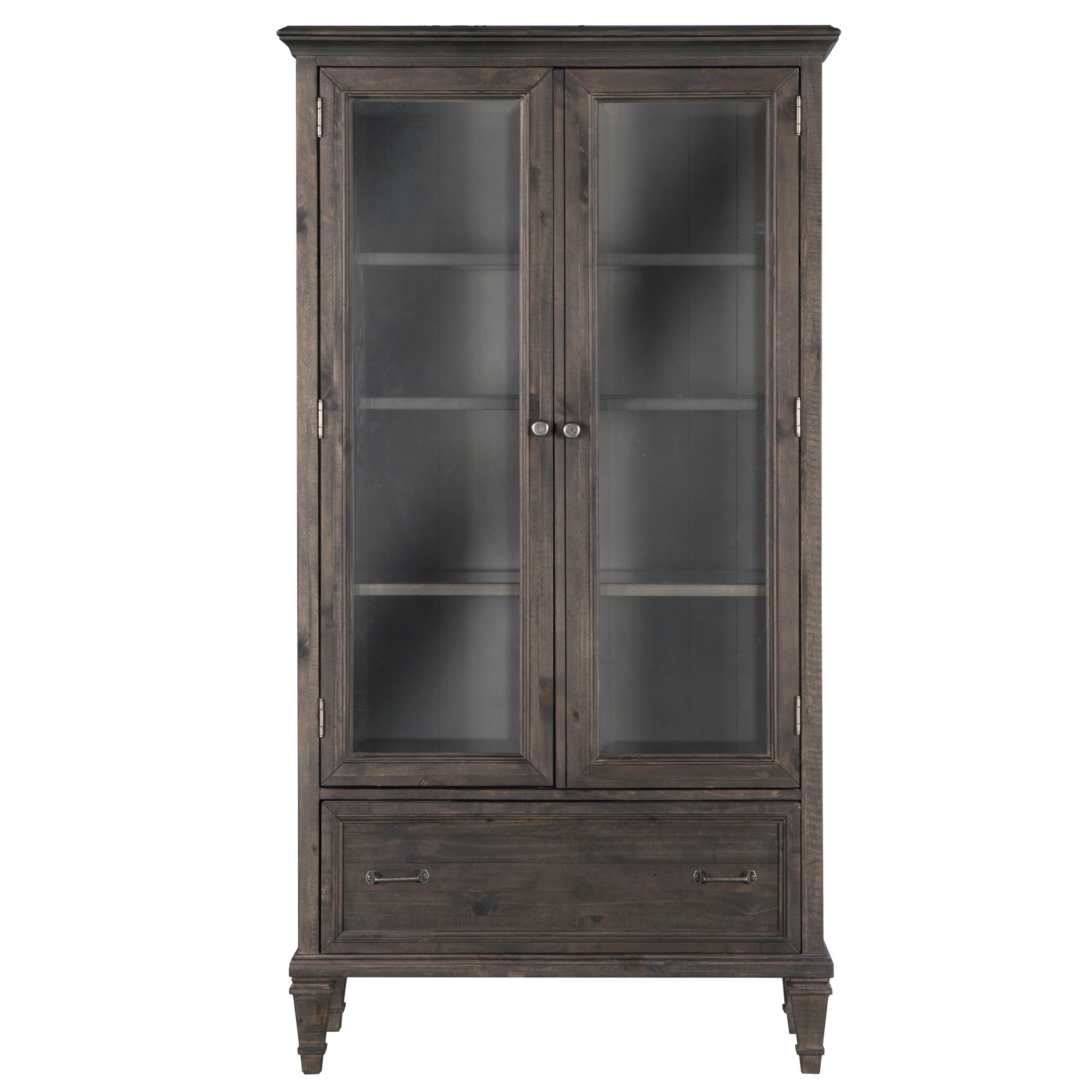 Sutton Place - Door Bookcase - Weathered Charcoal - Premium Standard Bookcases from Magnussen Furniture - Just $1829! Shop now at brett interiors