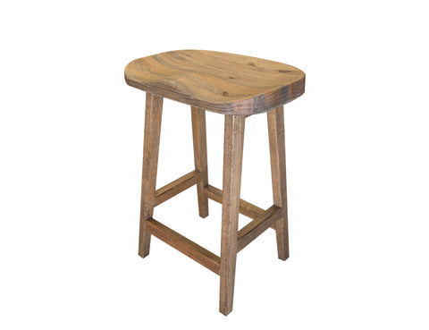 Tulum - 24" Stool - Golden Brown - Premium Counter Height (24"-27") from International Furniture Direct - Just $212.50! Shop now at brett interiors