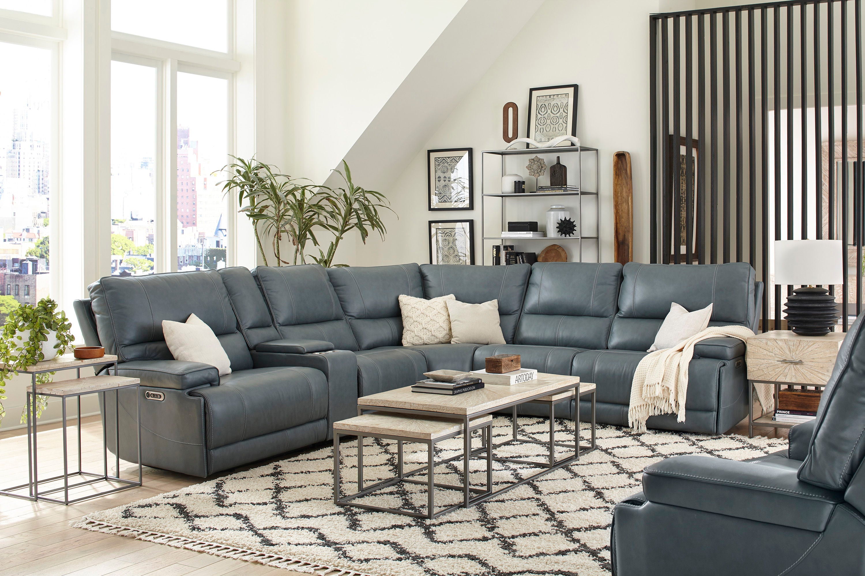 Whitman - 6 Piece Power Reclining Sectional - Premium Reclining Sectionals from Parker Living - Just $5497.50! Shop now at brett interiors