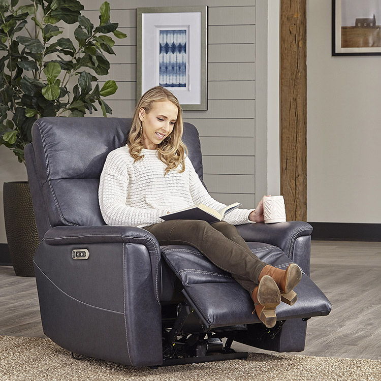 Reed - Power Recliner - Indigo - Premium Reclining Chairs from Parker Living - Just $1647.50! Shop now at brett interiors