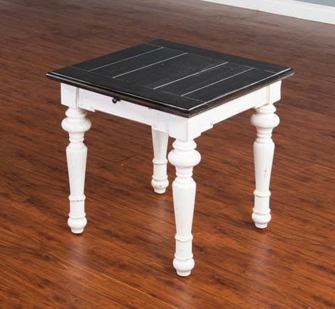 Carriage House - End Table - White - Premium End Tables from Sunny Designs - Just $335! Shop now at brett interiors