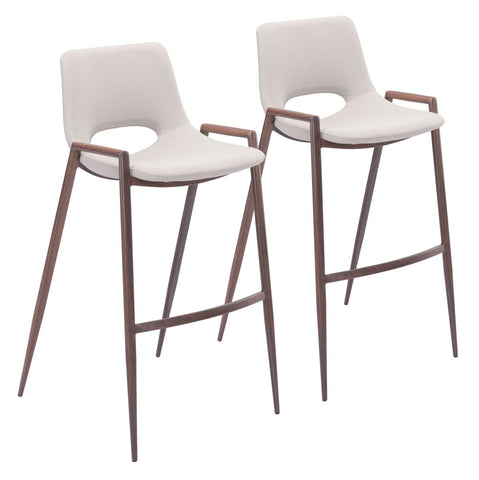 Desi - Barstool (Set of 2) - Premium Stool Sets from Zuo Modern - Just $1400! Shop now at brett interiors