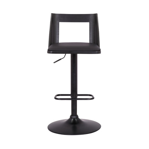 Milan - Adjustable Swivel Bar Stool - Premium Adjustable Height from Armen Living - Just $202.50! Shop now at brett interiors