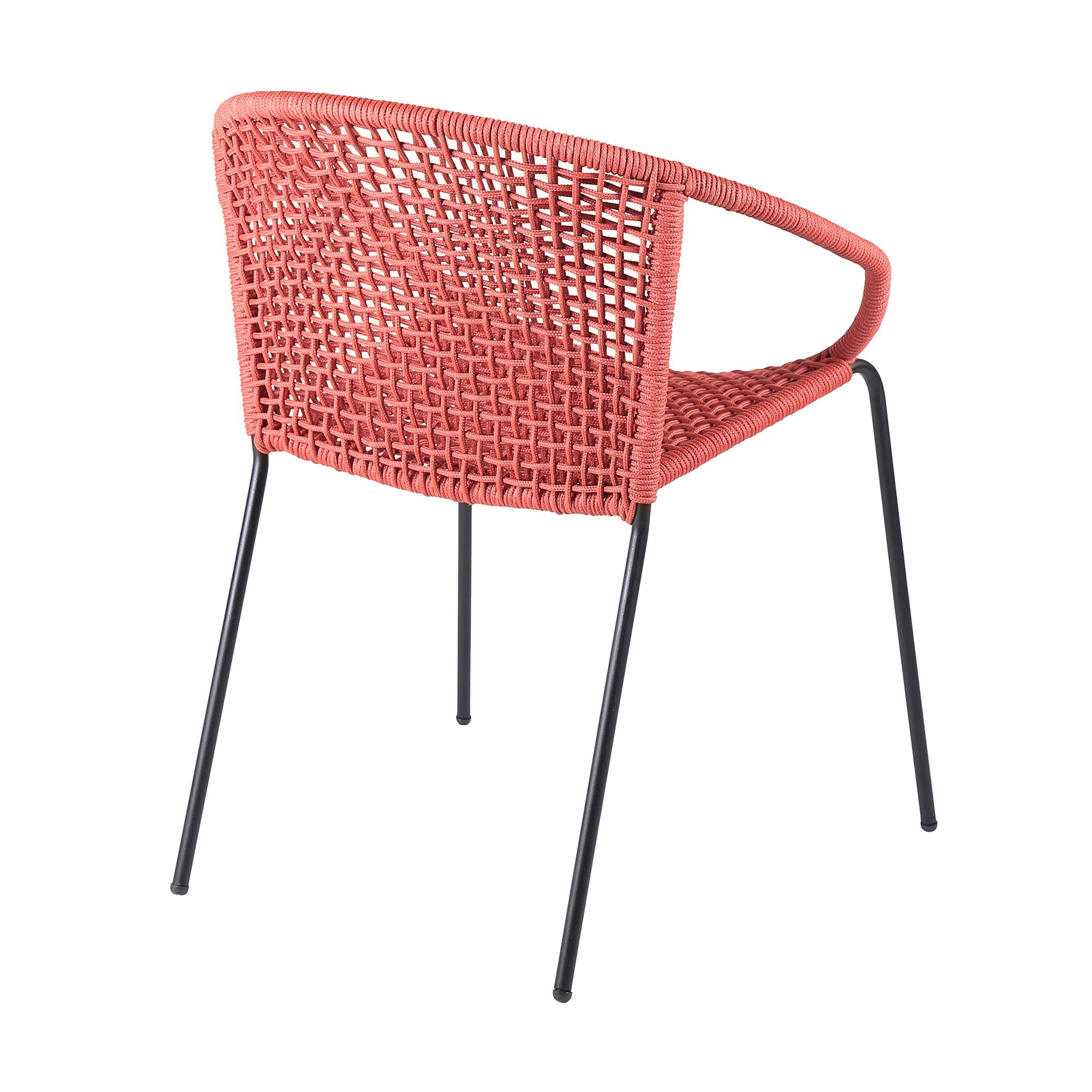 Snack - Indoor / Outdoor Stackable Steel Dining Chair (Set of 2) - Premium Chair Sets from Armen Living - Just $560! Shop now at brett interiors