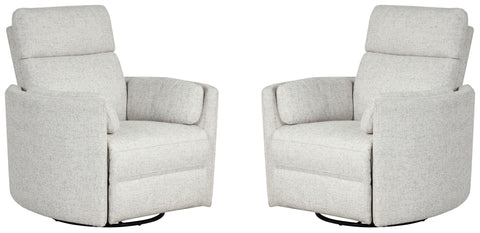 Radius - Power Swivel Glider Recliner (Set of 2) - Premium Chair Sets from Parker Living - Just $1745! Shop now at brett interiors