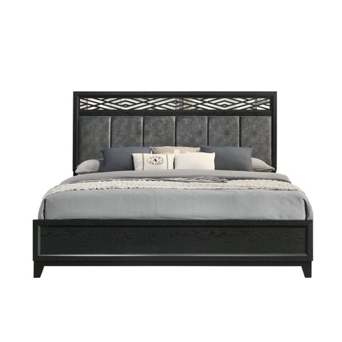 Obsidian - Bed - Premium Upholstered Beds from New Classic - Just $422.50! Shop now at brett interiors