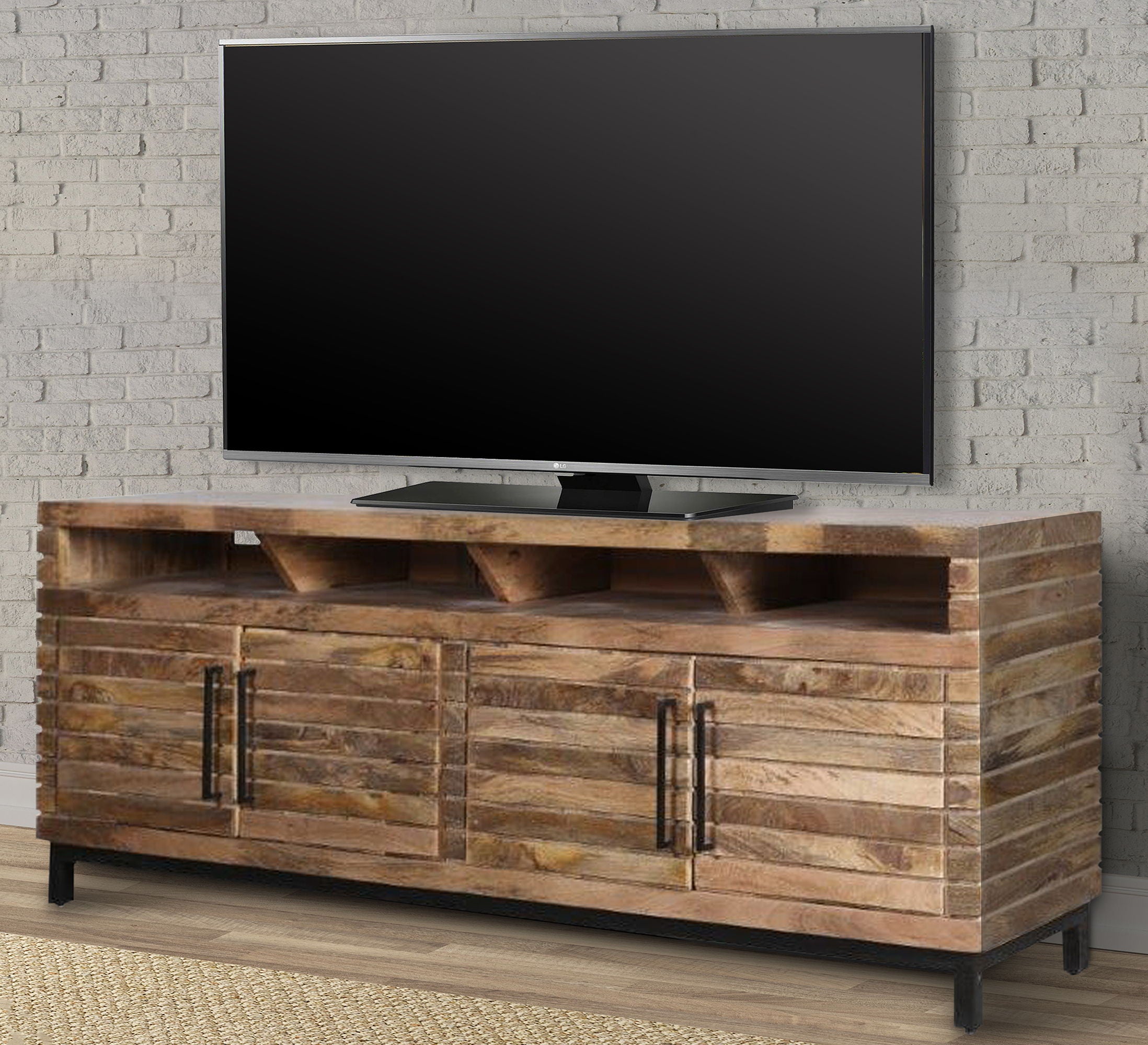 Crossings Downtown - TV Console - Amber - Premium TV Stands from Parker House - Just $1372.50! Shop now at brett interiors