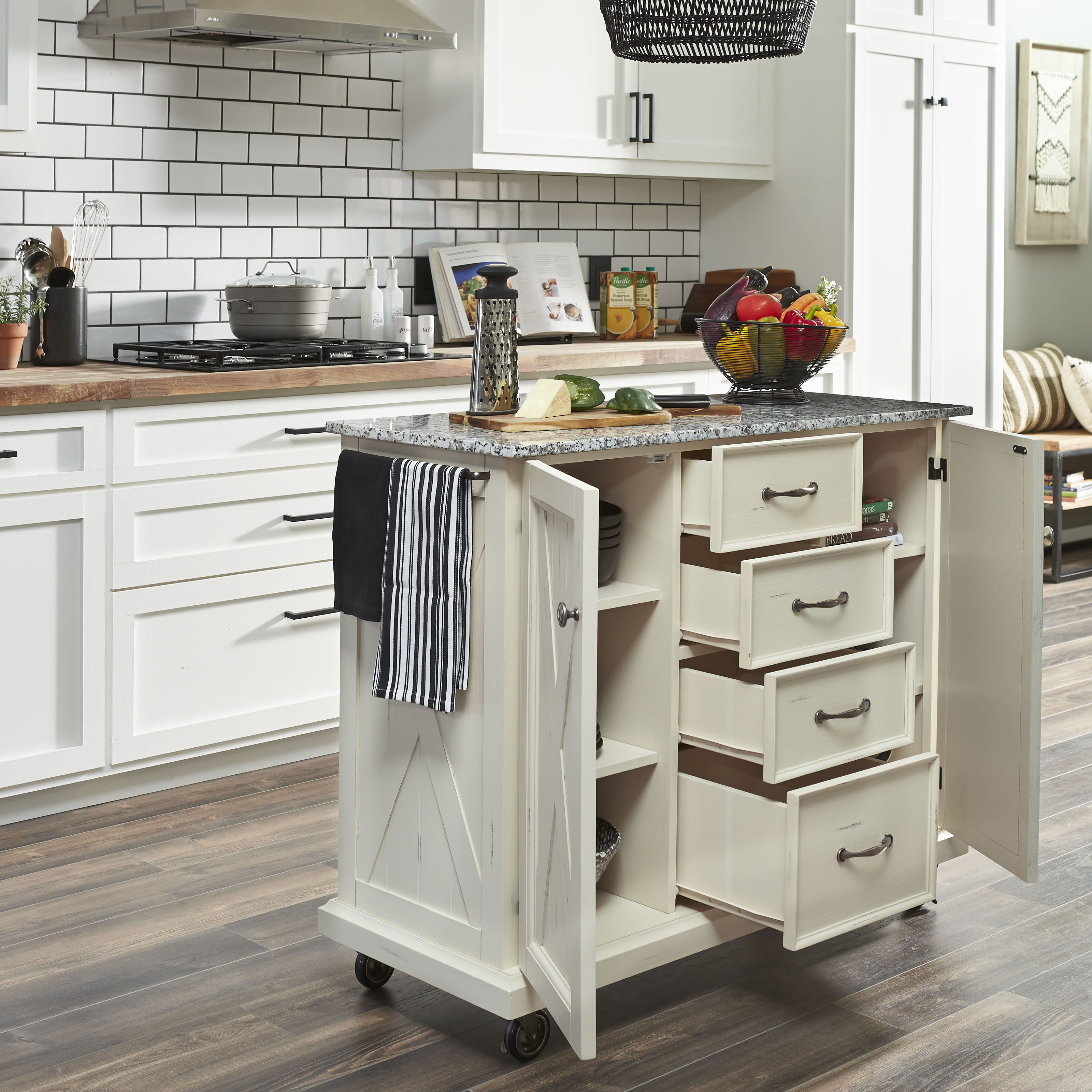 Bay Lodge - Kitchen Cart - 35.5" - Premium Bars & Bar Carts from Homestyles - Just $2232.48! Shop now at brett interiors