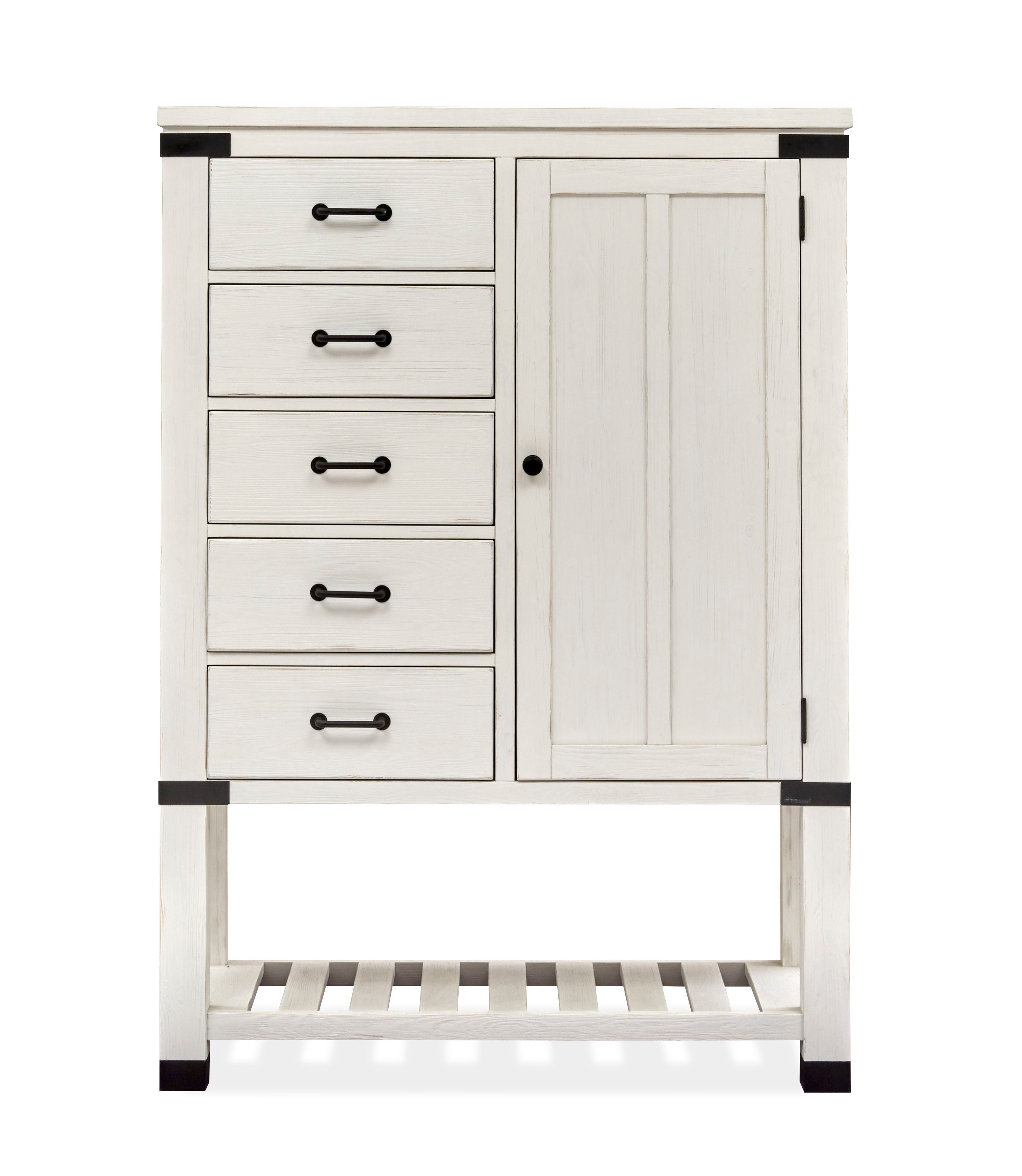 Harper Springs - Door Chest - Silo White - Premium Door Chests from Magnussen Furniture - Just $1819! Shop now at brett interiors