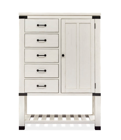 Harper Springs - Door Chest - Silo White - Premium Door Chests from Magnussen Furniture - Just $1819! Shop now at brett interiors