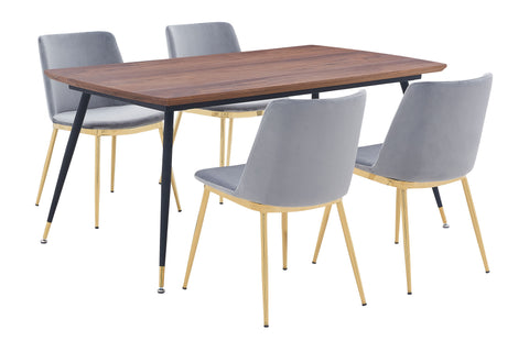 Messina - Rectangular Dining Set - Premium 5 Piece Dining Room Sets from Armen Living - Just $1600! Shop now at brett interiors