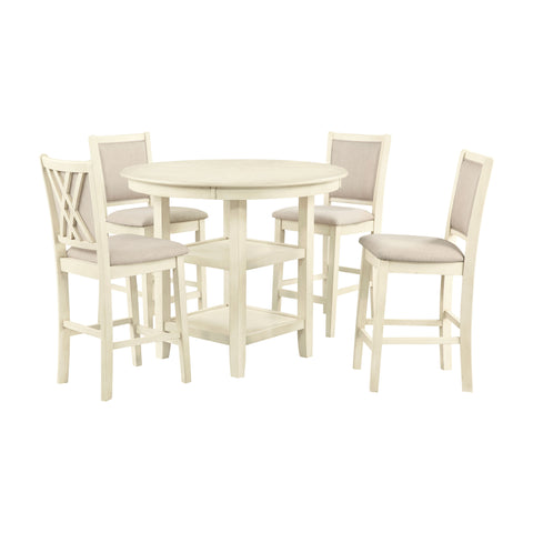 Amy - 5 Piece Counter Dining Set - Premium 5 Piece Dining Room Sets from New Classic - Just $647.50! Shop now at brett interiors