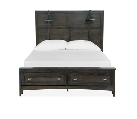 Westley Falls - Complete Lamp Panel Storage Bed - Premium Storage Beds from Magnussen Furniture - Just $2067! Shop now at brett interiors