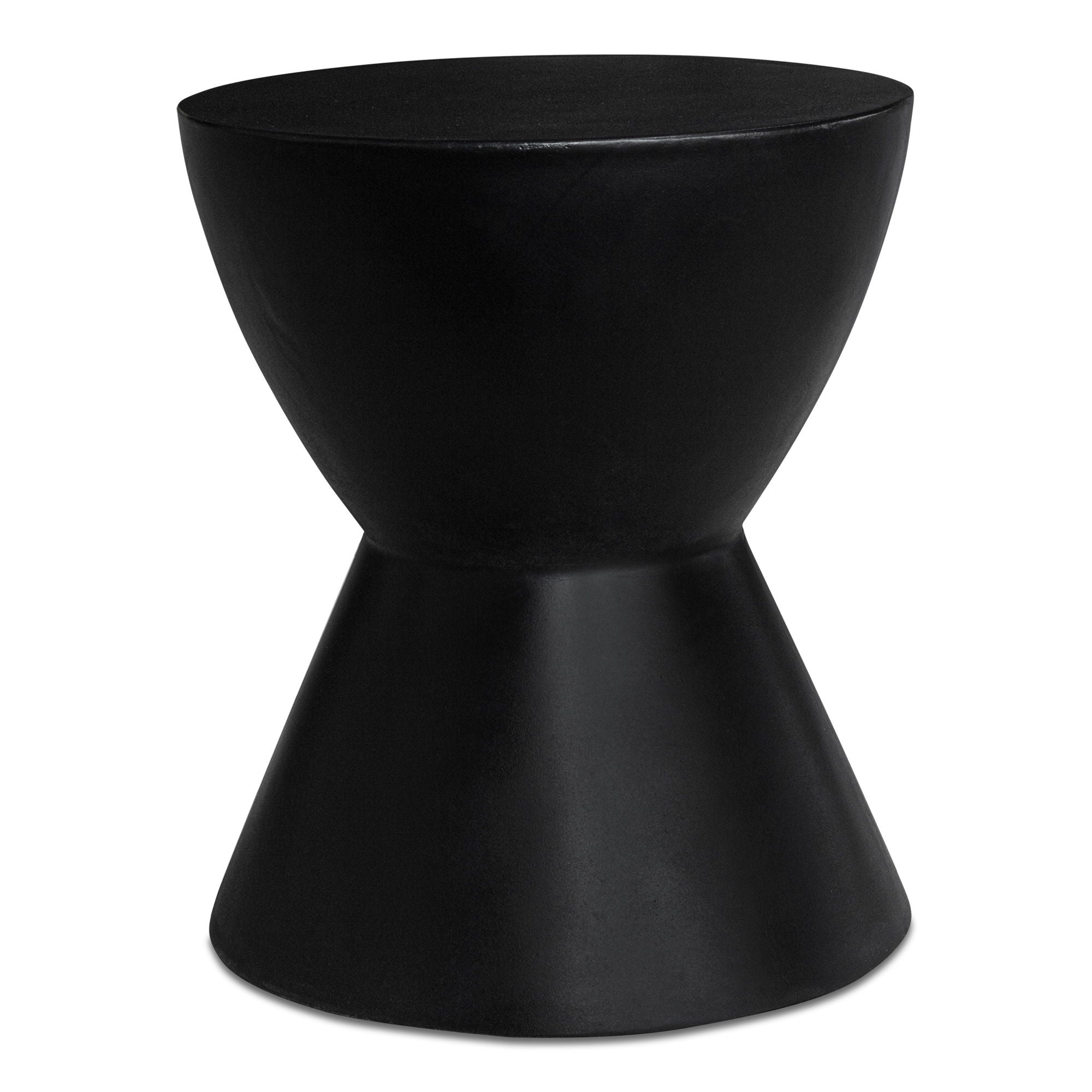 Hourglass - Outdoor Stool - Black - Premium Garden Stools from Moe's Home Collection - Just $472.50! Shop now at brett interiors