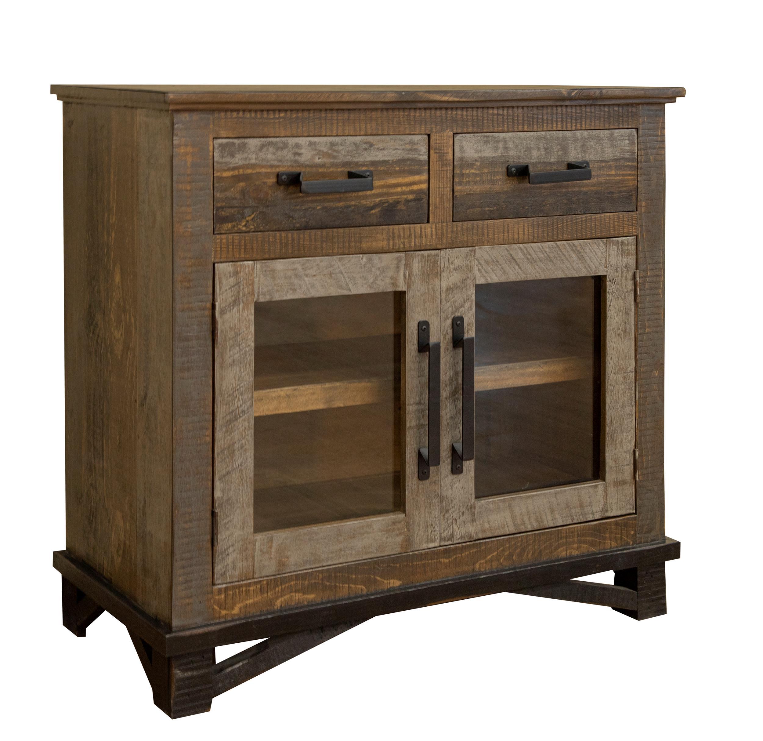 Loft Brown - Server - Two Tone Gray / Brown - Premium Servers from International Furniture Direct - Just $890! Shop now at brett interiors