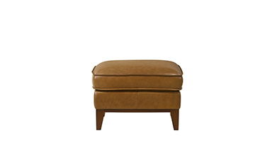 Caspar - Ottoman - Caramel - Premium Upholstered Ottomans from New Classic - Just $375! Shop now at brett interiors