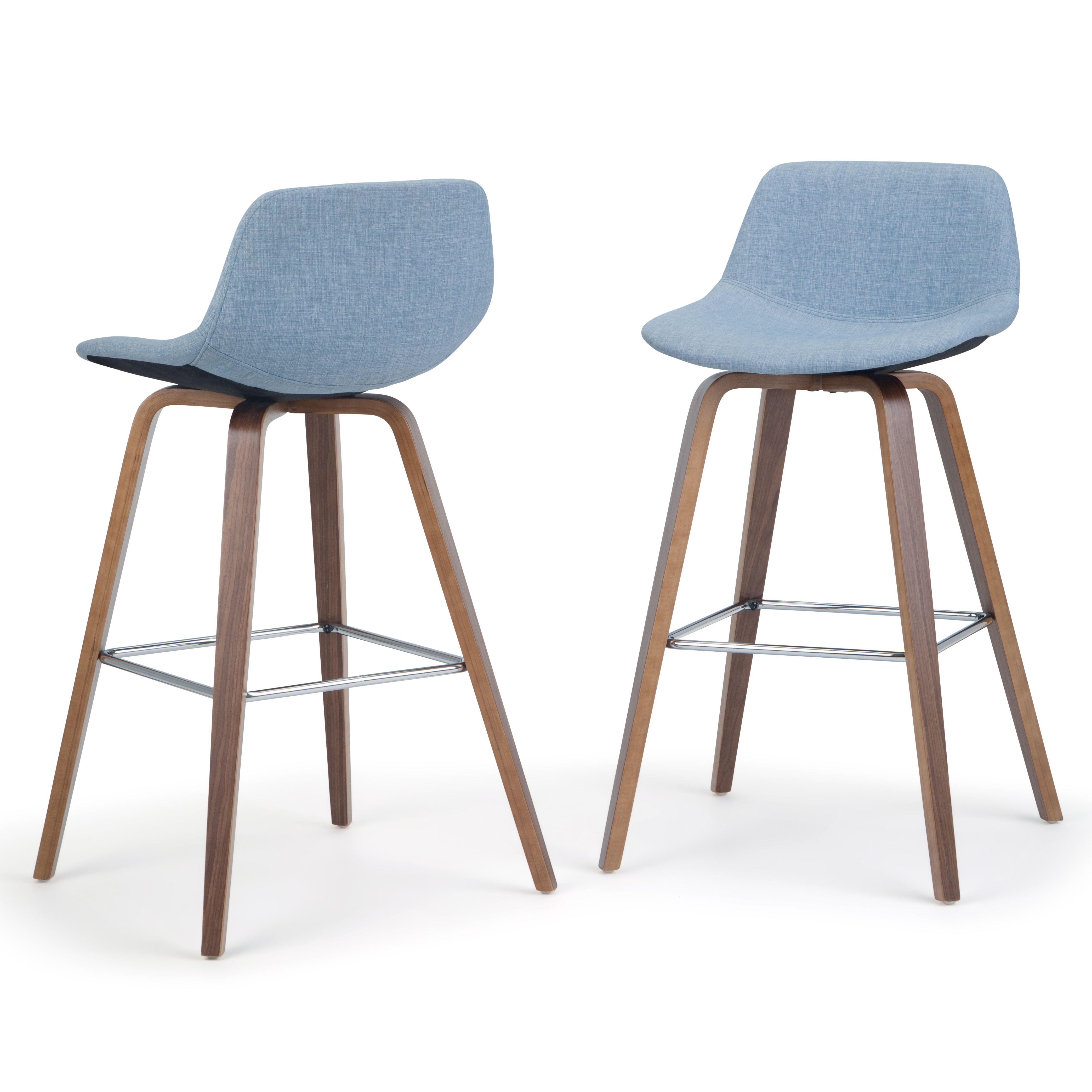 Randolph - Bentwood Counter Height Stool (Set of 2) - Premium Stool Sets from Simpli Home - Just $276! Shop now at brett interiors