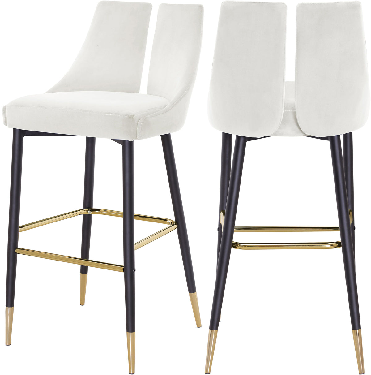 Sleek - Stool (Set of 2) - Premium Stool Sets from Meridian Furniture - Just $750! Shop now at brett interiors