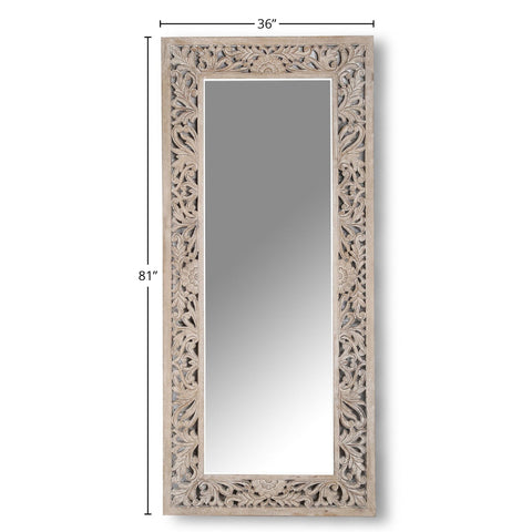 Crossings Eden - Floor Mirror - Toasted Tumbleweed - Premium Floor Mirrors from Parker House - Just $747.50! Shop now at brett interiors