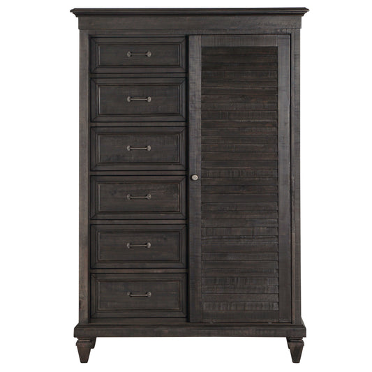 Calistoga - Gentleman's Chest - Weathered Charcoal - Premium Gentleman Chests from Magnussen Furniture - Just $2149! Shop now at brett interiors