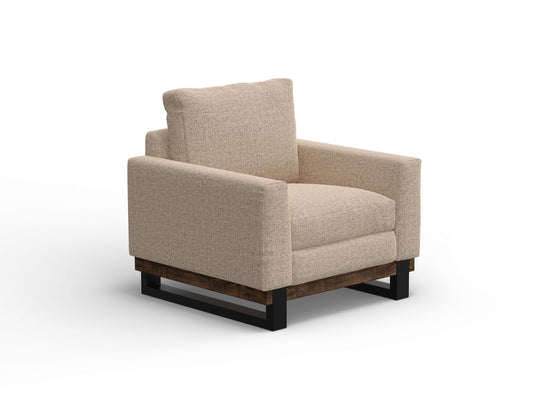 Blackburn - Armchair - Capuccino Brown - Premium Arm Chairs from International Furniture Direct - Just $997.50! Shop now at brett interiors