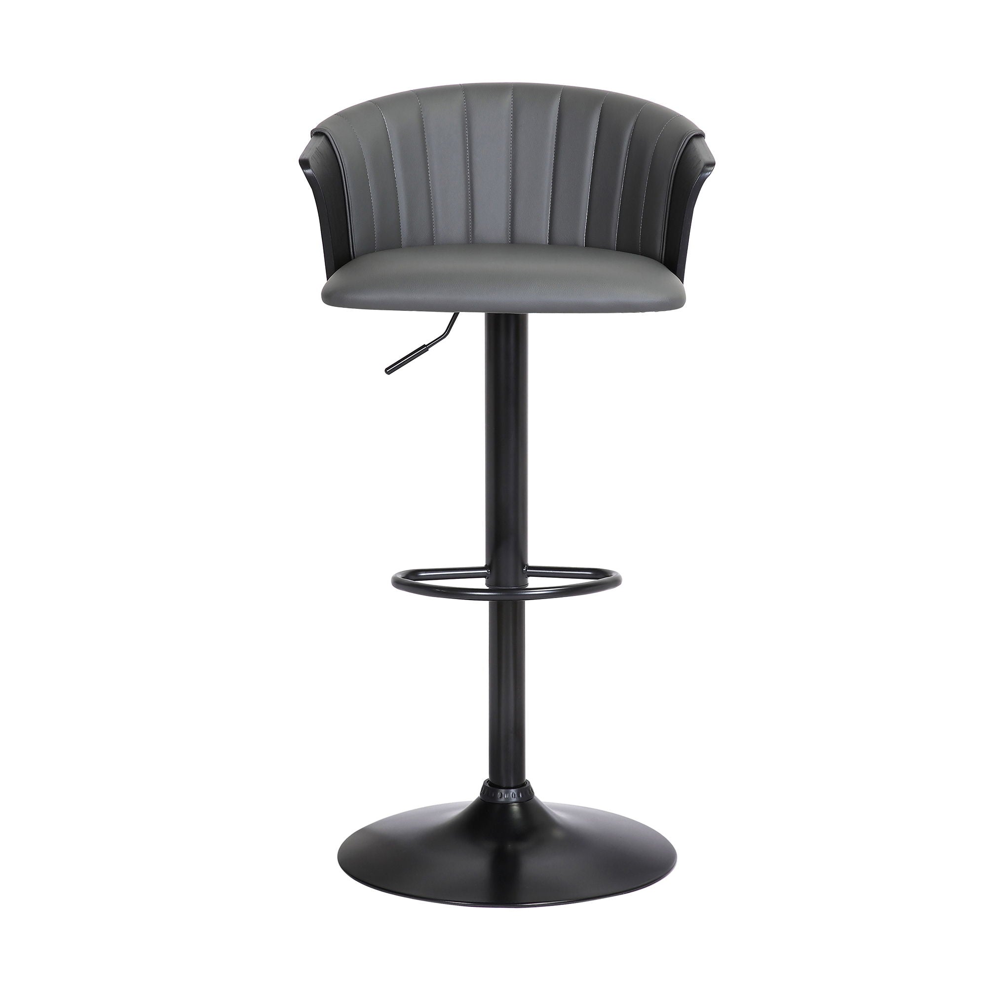 Lydia - Adjustable Wood Bar Stool - Premium Adjustable Height from Armen Living - Just $197.50! Shop now at brett interiors