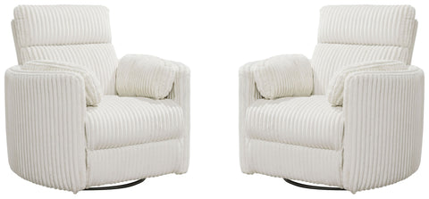 Radius - Power Swivel Glider Recliner (Set of 2) - Premium Chair Sets from Parker Living - Just $1745! Shop now at brett interiors