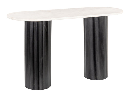 Izola - Console Table - White / Black - Premium Console Tables from Zuo Modern - Just $1850! Shop now at brett interiors