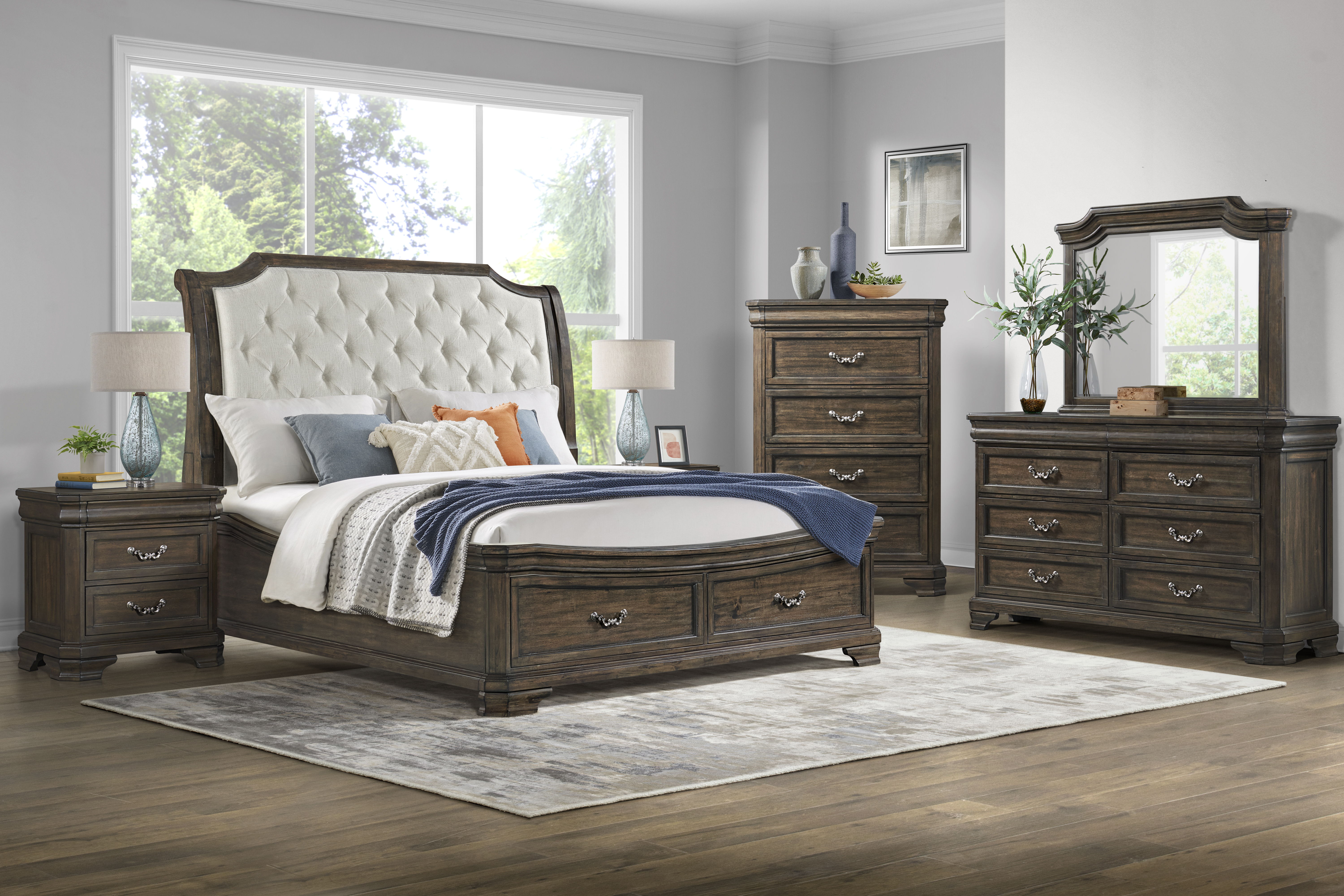 Lyndhurst - Chest - Walnut - Premium Accent Chests from New Classic - Just $800! Shop now at brett interiors