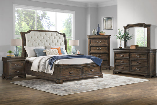 Lyndhurst - Landscape Mirror - Walnut - Premium Bedroom Mirrors from New Classic - Just $200! Shop now at brett interiors