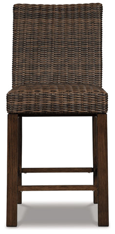 Paradise - Medium Brown - Barstool (Set of 2) - Premium Stool Sets from Ashley Furniture - Just $773.85! Shop now at brett interiors