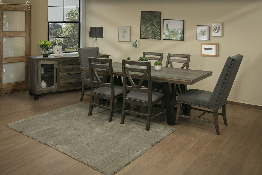 Loft Brown - Buffet With 3 Drawer / 2 Doors - Two Tone Gray / Brown - Premium Buffets from International Furniture Direct - Just $1087.50! Shop now at brett interiors