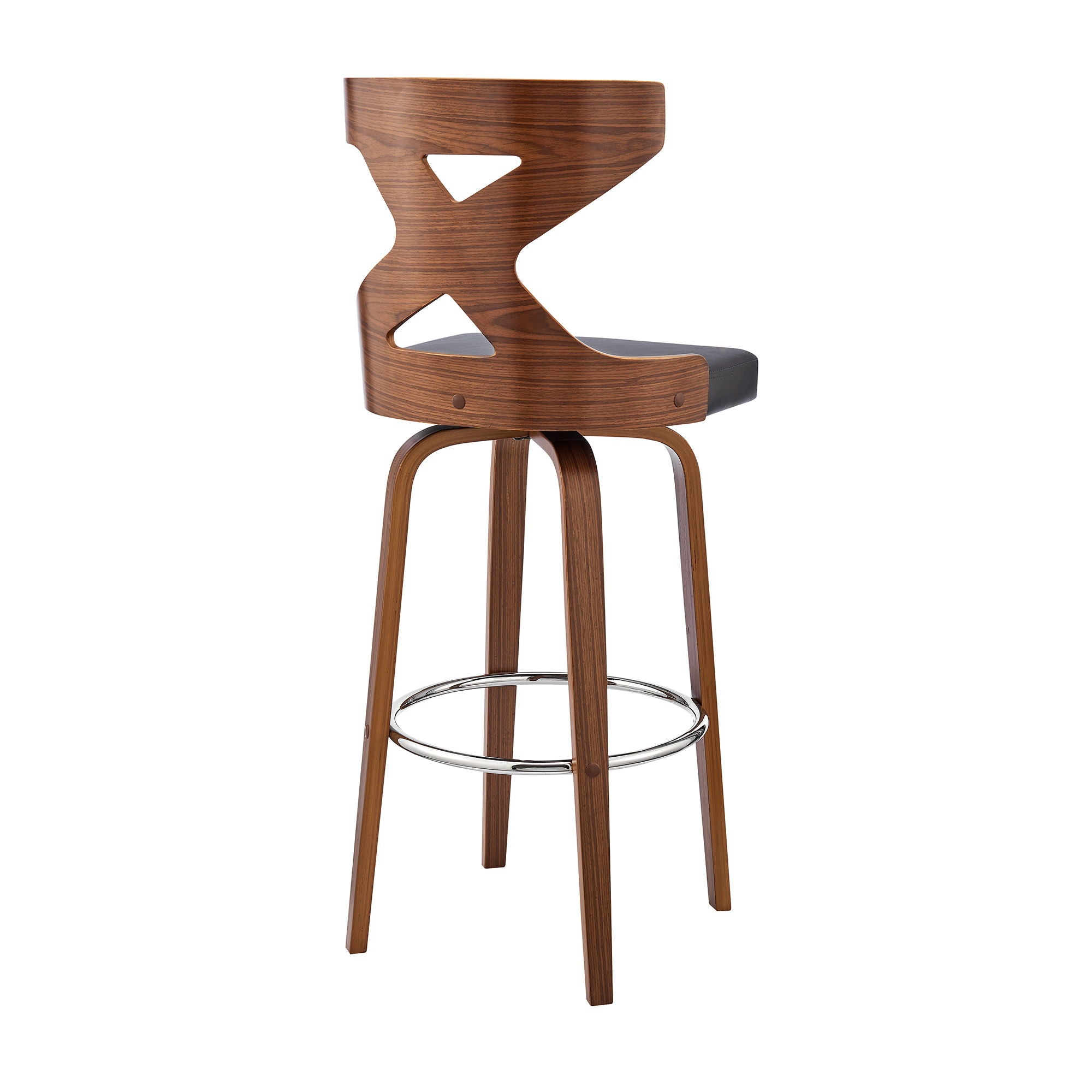 Gayle - Swivel Cross - Back Bar Stool - Premium Counter Height (24"-27") from Armen Living - Just $270! Shop now at brett interiors