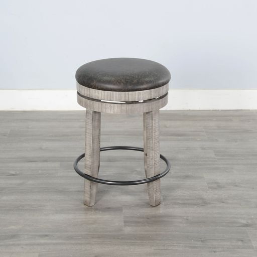 Alpine - Swivel Stool With Cushion Seat - Premium Counter Height (24"-27") from Sunny Designs - Just $177! Shop now at brett interiors