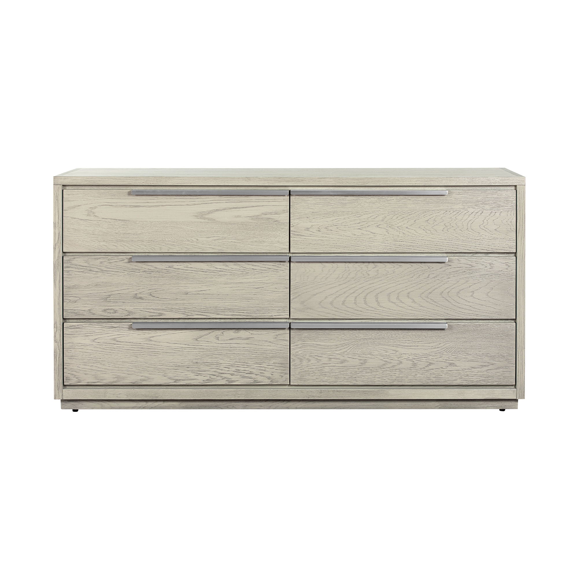 Abbey - 6 Drawer Dresser - Gray Oak - Premium Dressers from Armen Living - Just $1737.50! Shop now at brett interiors