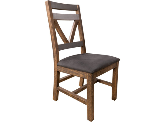 Loft Brown - Chair - Two Tone Gray / Brown - Premium Side Chairs from International Furniture Direct - Just $275! Shop now at brett interiors