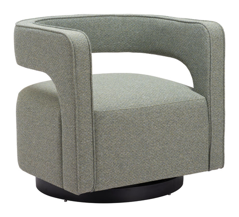 Turku - Swivel Chair - Sage Green - Premium Swivel Chairs from Zuo Modern - Just $2175! Shop now at brett interiors