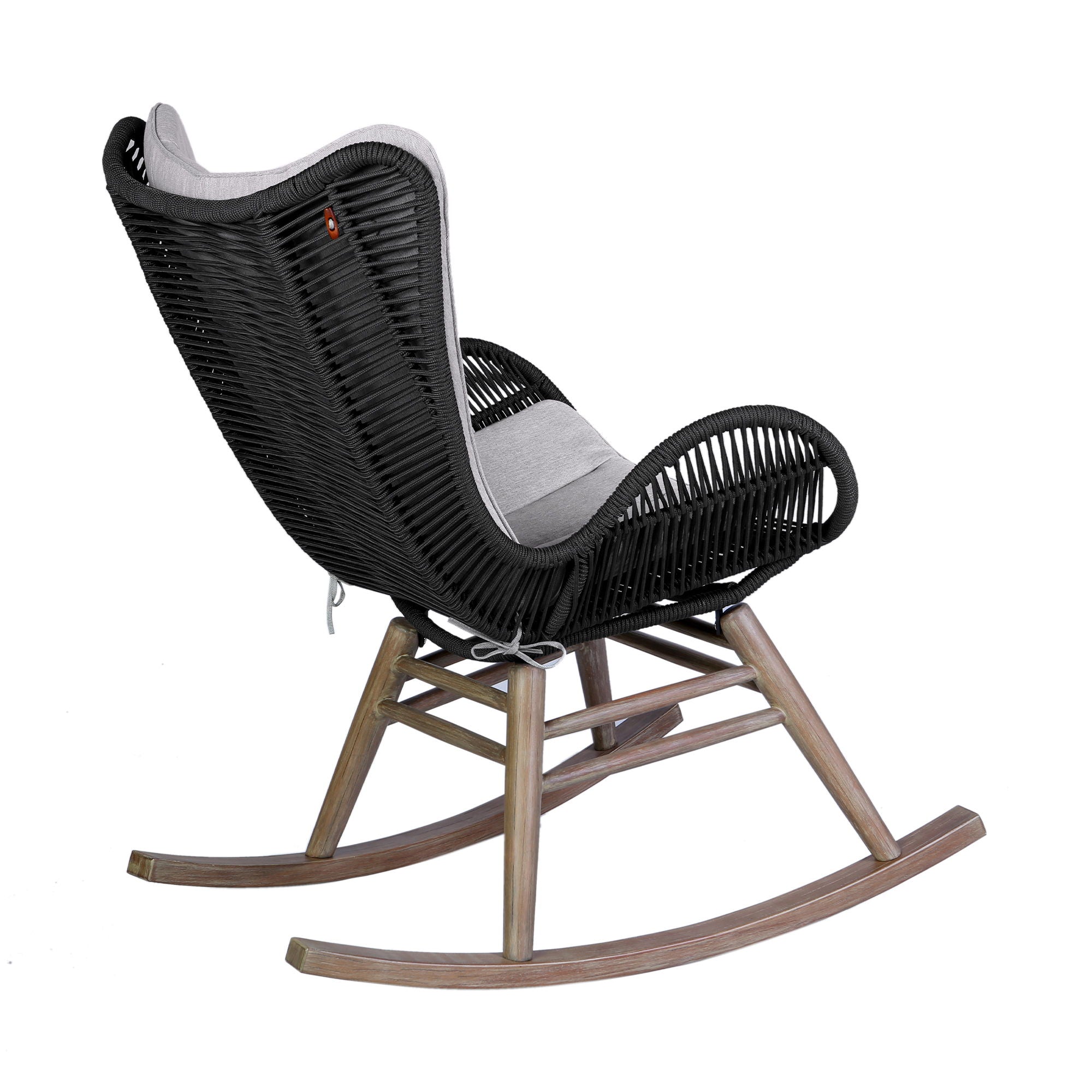 Mateo - Outdoor Patio Rocking Chair - Premium Rocker Chairs from Armen Living - Just $915! Shop now at brett interiors