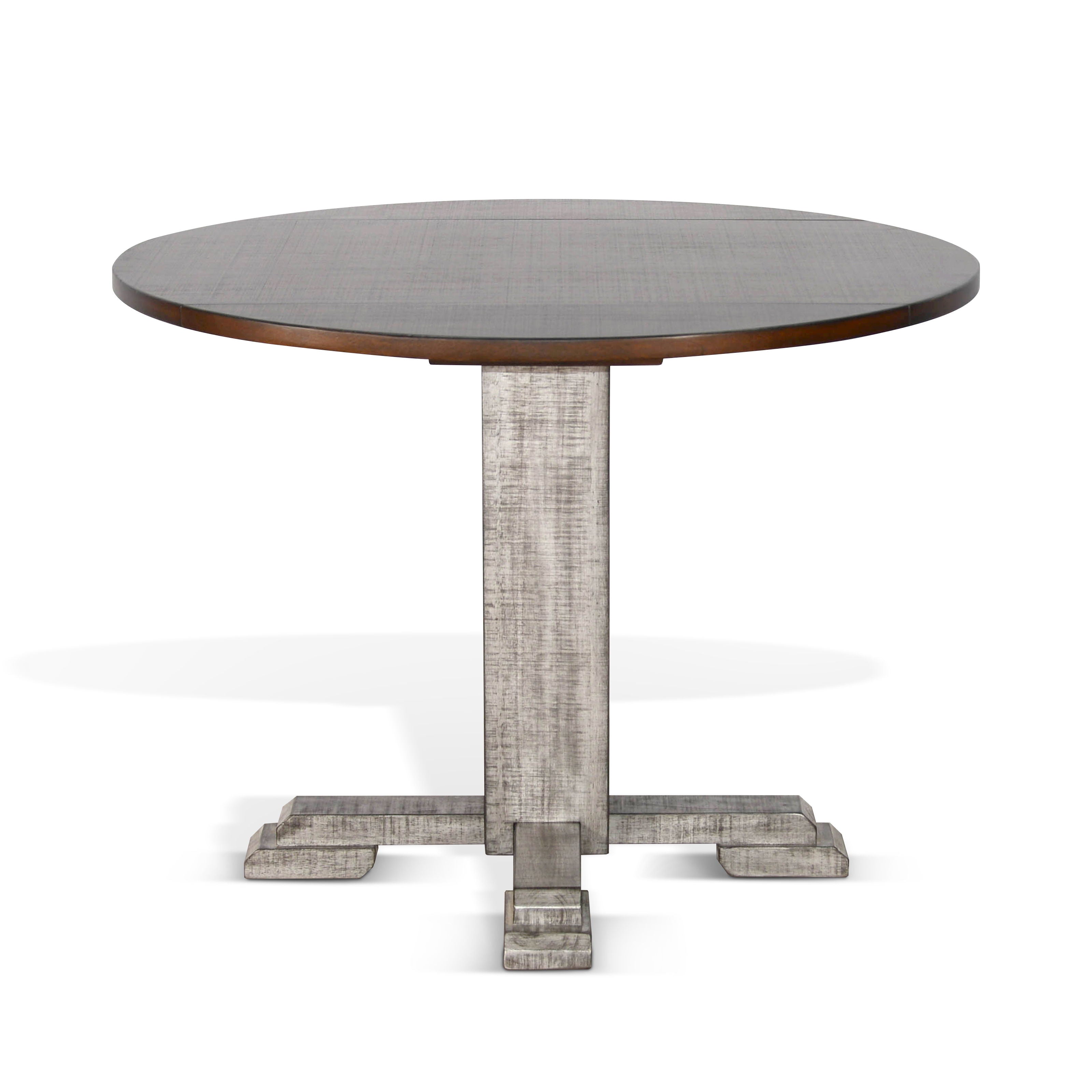 Homestead Hills - Table Base Only - Tobacco Leaf / Alpine Grey - Premium Table Bases from Sunny Designs - Just $130! Shop now at brett interiors