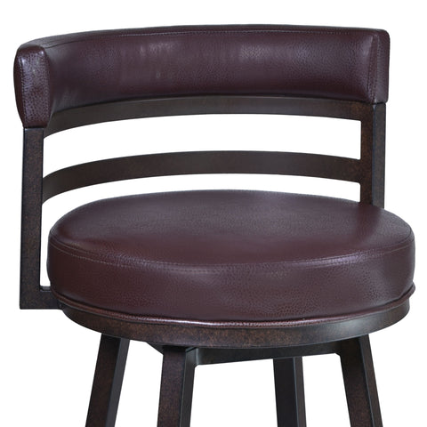 Madrid - Swivel Bar Stool - Auburn Bay - Premium Counter Height (24"-27") from Armen Living - Just $355! Shop now at brett interiors