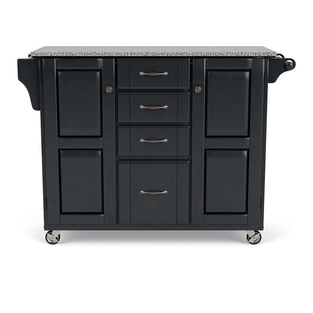 Create-A-Cart - Kitchen Cart - Pepper Granite Top - Premium Islands & Carts from Homestyles - Just $1372.48! Shop now at brett interiors