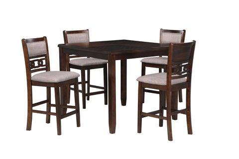 Gia - Square Counter Table Set - Premium 5 Piece Dining Room Sets from New Classic - Just $597.50! Shop now at brett interiors