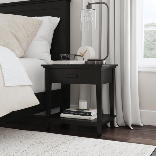 Oak Park - Open Back Nightstand - Premium Accent Nightstands from Homestyles - Just $499.98! Shop now at brett interiors